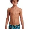 Maillot De Bain Funky Trunks Garçon Sucker Punch Noir -France Natation fts001b sucker punch 1 1