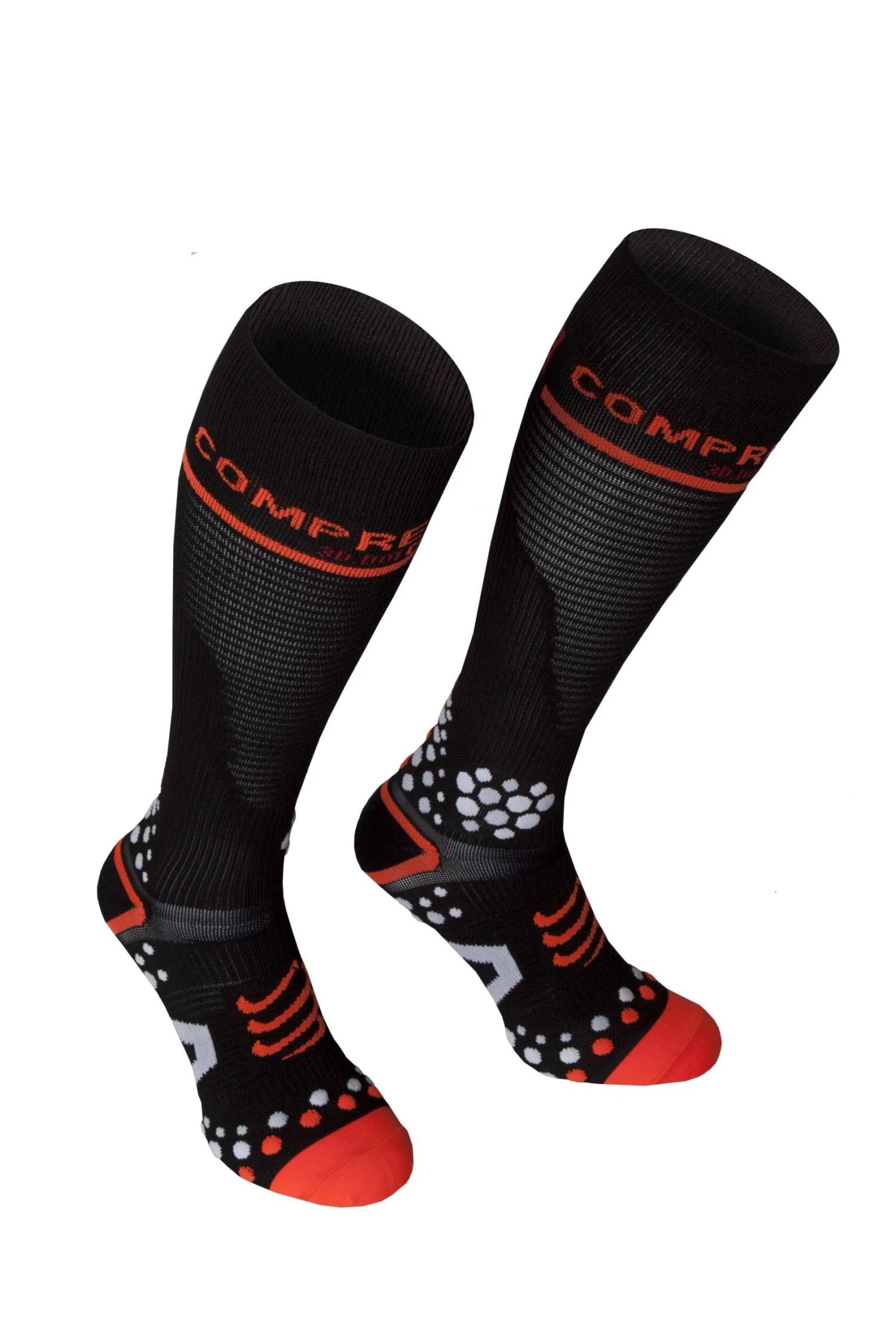 Compression Sportive Compressport Full Socks V2 Noir 3 Compression Sportive Compressport Full Socks V2 Noir
