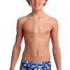 Maillot De Bain Funky Trunks Garçon Futurismo Bleu 2 Maillot De Bain Funky Trunks Garçon Futurismo Bleu -France Natation futurismo 6