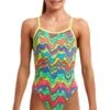 Maillot De Bain Funkita Fille Single Strap Body Contour -France Natation g body contour1