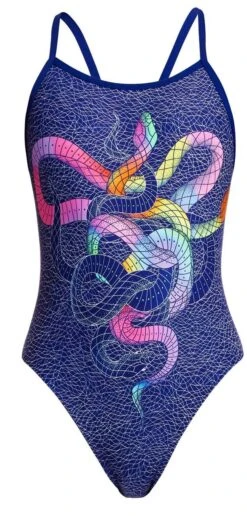 Maillot De Bain Funkita Fille Single Strap Snake It Off -France Natation g snake it off