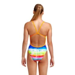 Maillot De Bain Funkita Fille Single Strap - Dye Hard -France Natation girl dye hard d