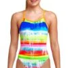 Maillot De Bain Funkita Fille Single Strap - Dye Hard -France Natation girl dye hard f