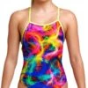 Maillot De Bain Funkita Fille Strapped In - Solar Flares -France Natation girl solar f