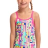 Maillot De Bain Funkita Enfant Fille Jiggy Saw Rose -France Natation jiggy saw