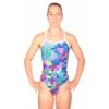 Maillot De Bain De Natation Femme Mako Nereid Pixel -France Natation nereid pixel