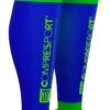 Compression Sportive Compressport Calf R2 V2 Blue -France Natation r2 v2