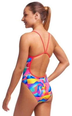 Maillot De Bain Funkita Fille Single Strap - Radar Rage -France Natation radar rage girls4