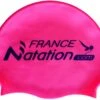 Bonnet Silicone De Natation France Natation Rose