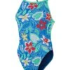 Maillot De Bain 1 Pièce SPEEDO Allover Digital Vback Swimsuit - Retro Floral -France Natation sp1 3