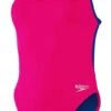 Maillot De Bain 1 Pièce SPEEDO Solid Vback Swimsuit - Pink -France Natation speedo maillot de bain solid vback