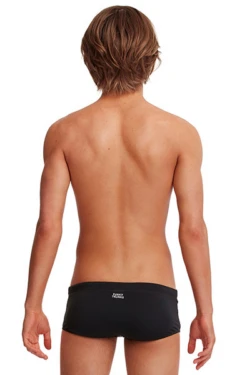 Maillot De Bain Funky Trunks Garçon Solid Still Black Noir -France Natation still black 5