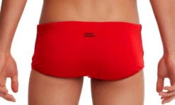 Maillot De Bain Funky Trunks Garçon Solid Still Red Rouge -France Natation still red 7