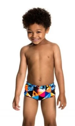 Maillot De Bain Funky Trunks Enfant Garçon Summer Snaps Multicolore