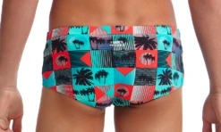 Maillot De Bain Funky Trunks Garçon Sunset Strip Vert -France Natation sunset strip 7