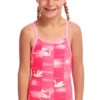 Maillot De Bain Funkita Enfant Fille Swan Lake Rose -France Natation swan lake 2