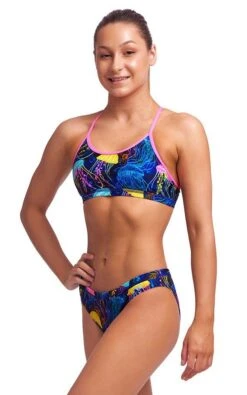 Maillot De Bain Funkita 2 Pièces Fille Racerback - Swimma Stinga -France Natation swimma girls 2p5