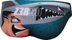 Maillot De Bain Homme Zerod Brief Ravenman Shark Vert -France Natation z3r0d 17phtm swimming rvm brief shark green back