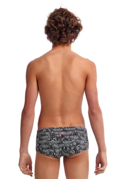 Maillot De Bain Funky Trunks Garçon Zebra Crossing Noir -France Natation zebra crossing 3